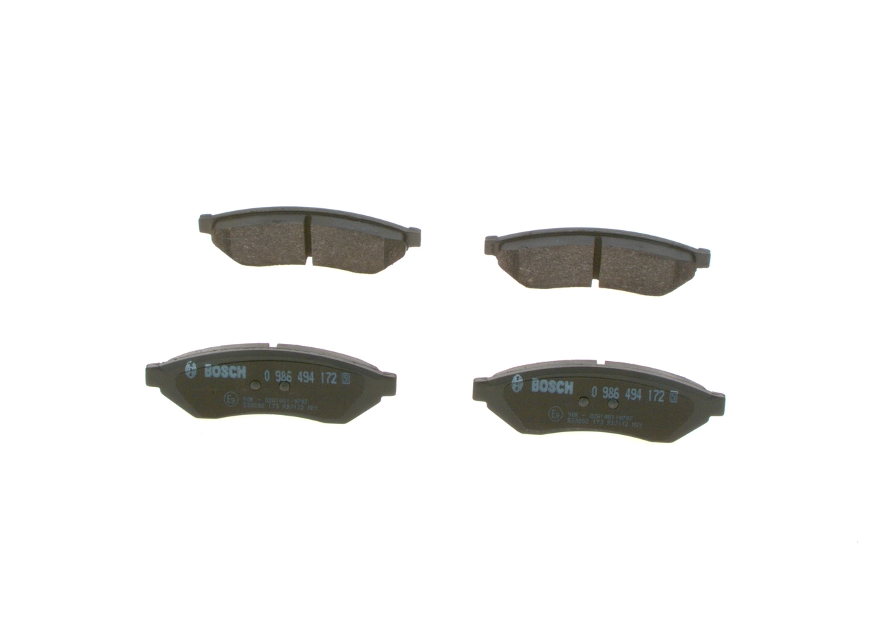 Купити 0986494172 Bosch Задні колодки
