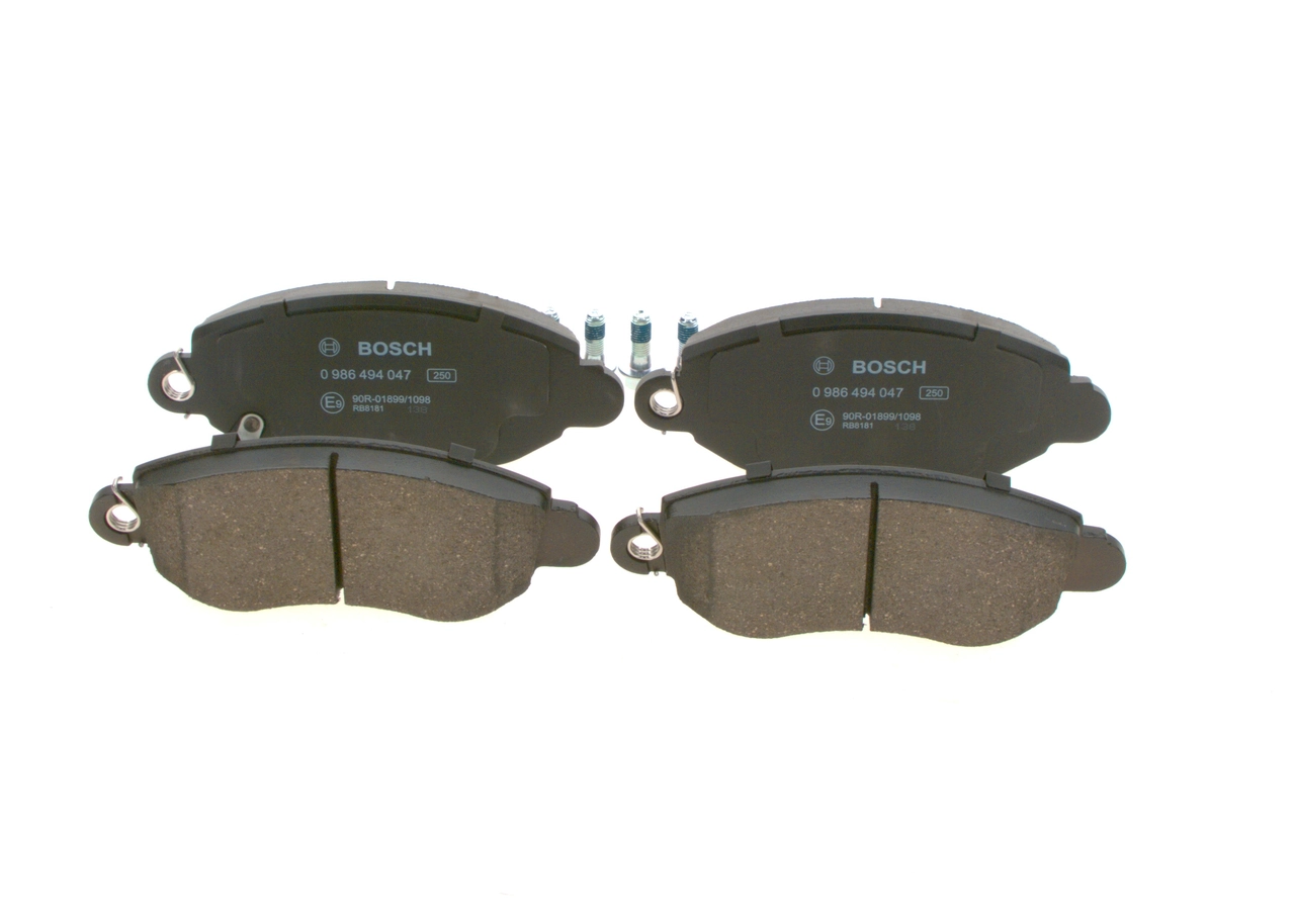 0986494047 Bosch Передні гальмівні колодки