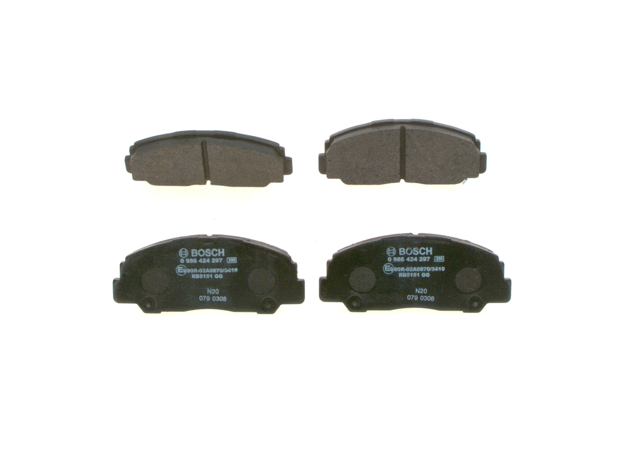 0986424297 Bosch Передні гальмівні колодки