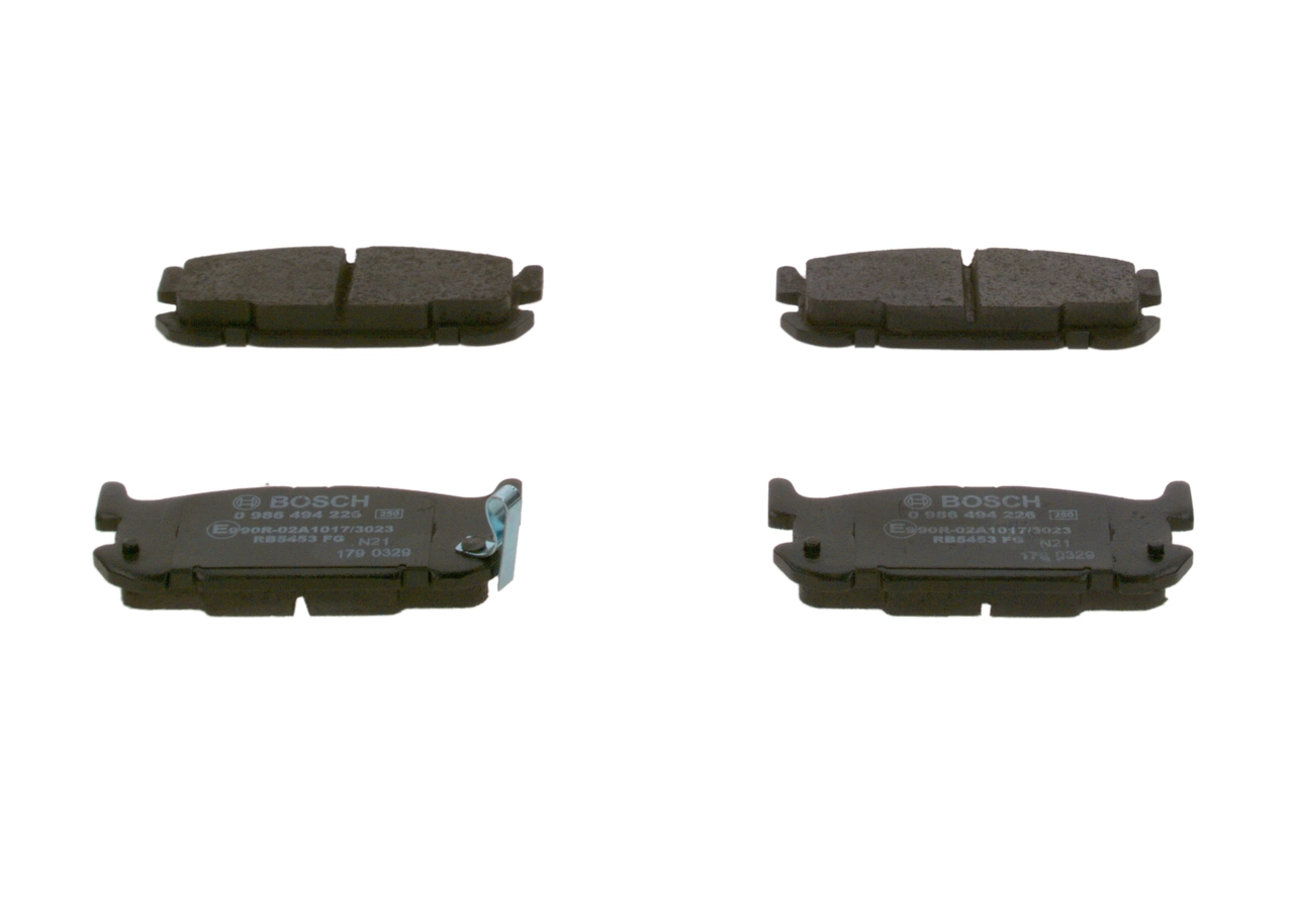 Задні гальмівні колодки Bosch 0986494226 ціна, від 26.48 USD