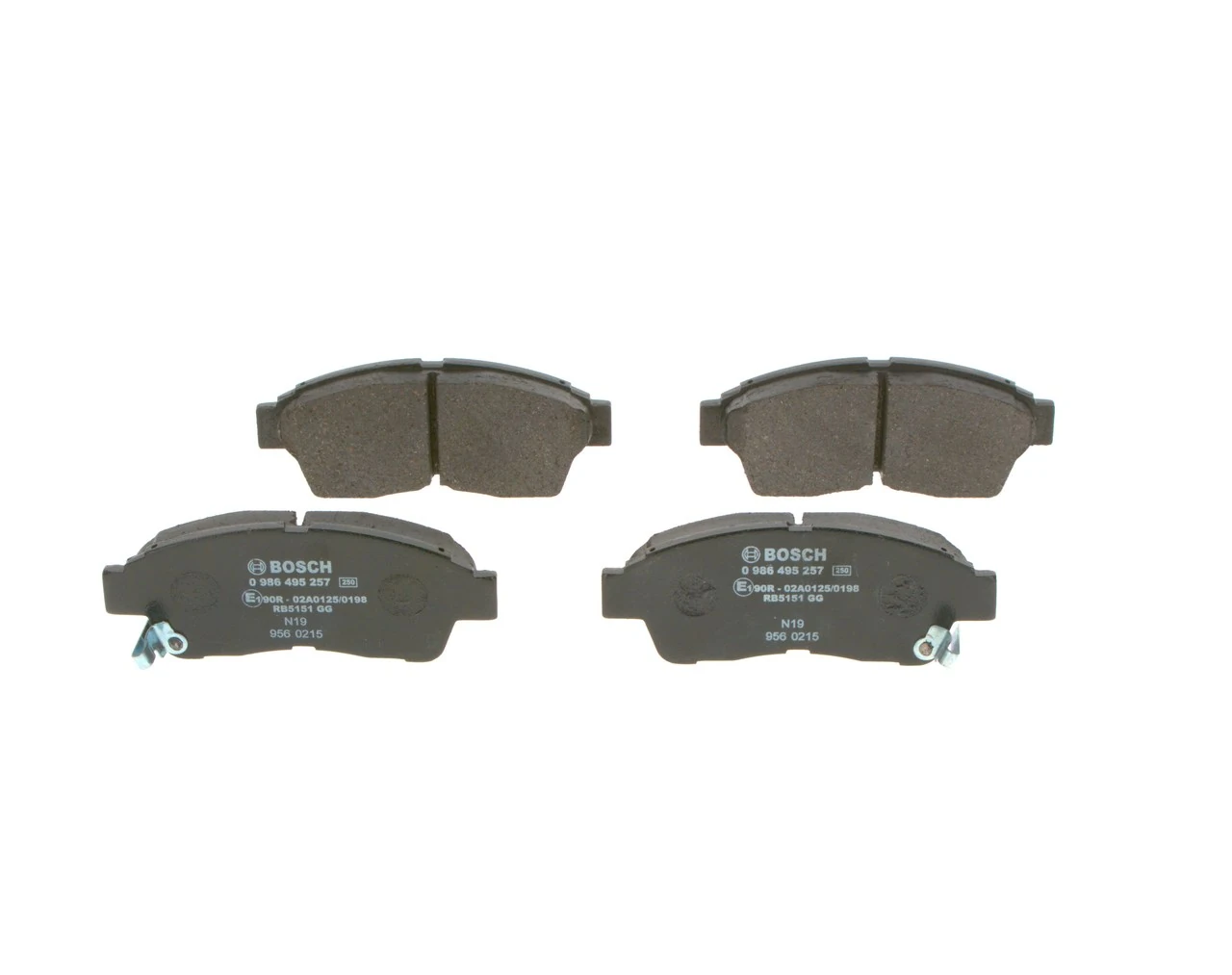 Гальмівні колодки Bosch 0986495257 ціна, від 18.76 USD