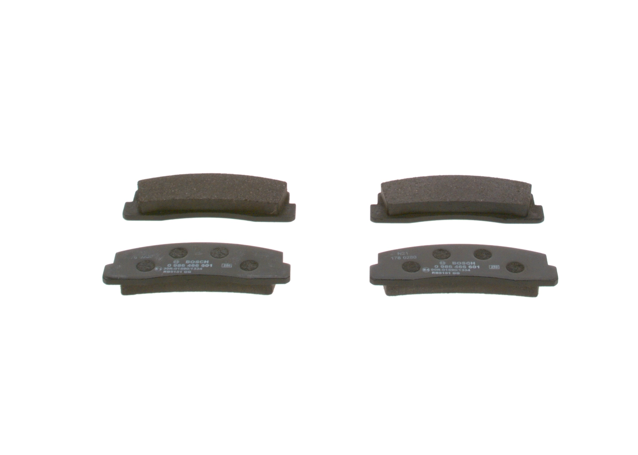 Гальмівні колодки Bosch 0986466601 ціна, від 12.36 USD