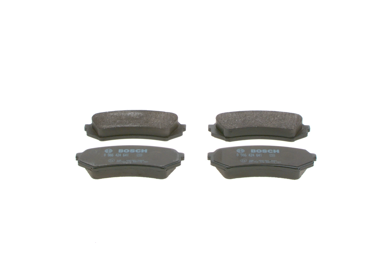 0986424641 Bosch Колодки гальмівні задні, дискові