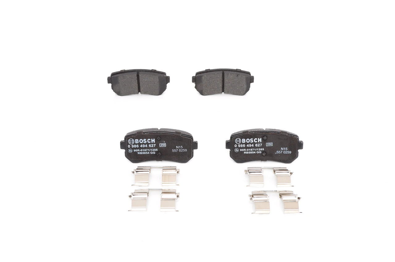 Задні гальмівні колодки Bosch 0986494627 ціна, від 16.58 USD