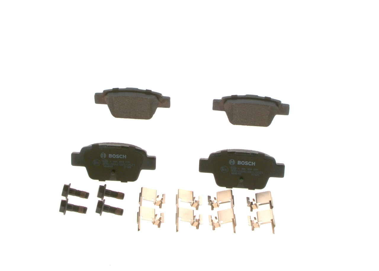 Задні гальмівні колодки Bosch 0986494030 ціна, від 24.07 USD