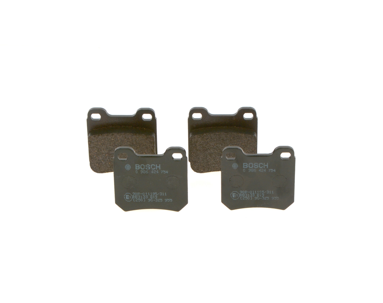 Задні гальмівні колодки Bosch 0986424754 ціна, від 13.76 USD