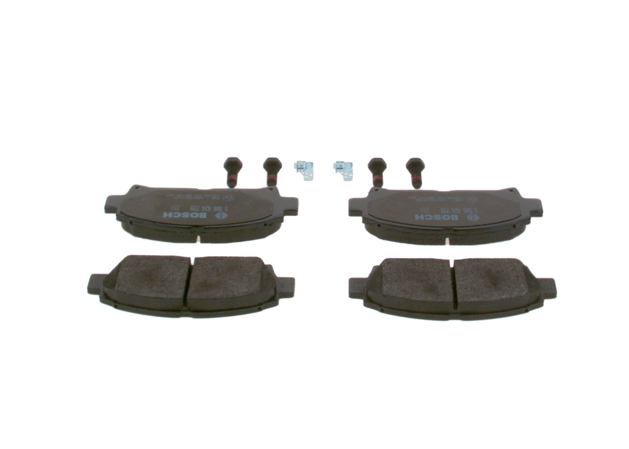 0986424799 Bosch Передні гальмівні колодки