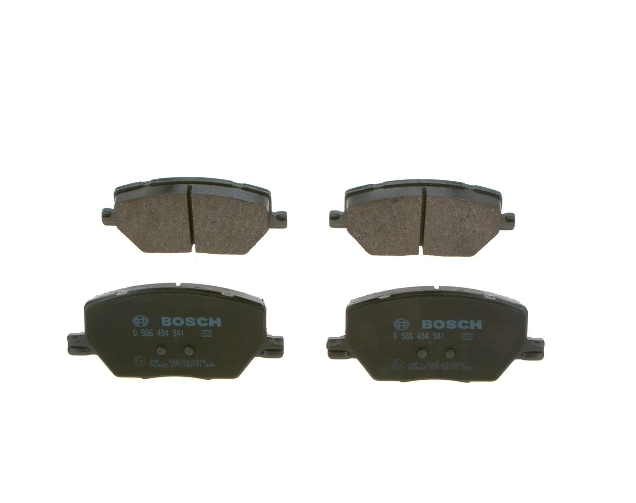 0986494941 Bosch Передні гальмівні колодки