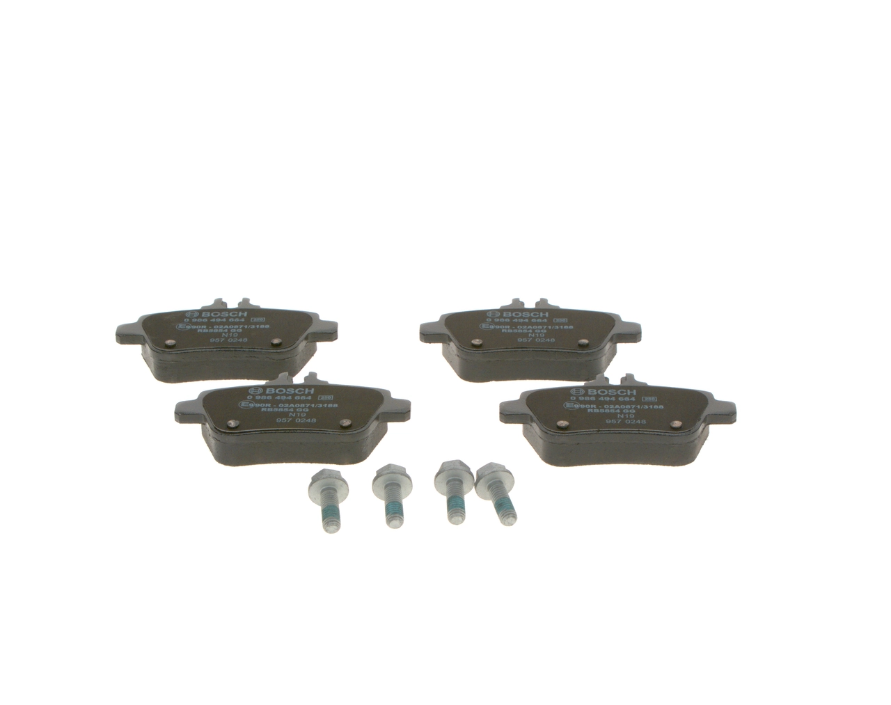 Купити 0986494664 Bosch Задні колодки