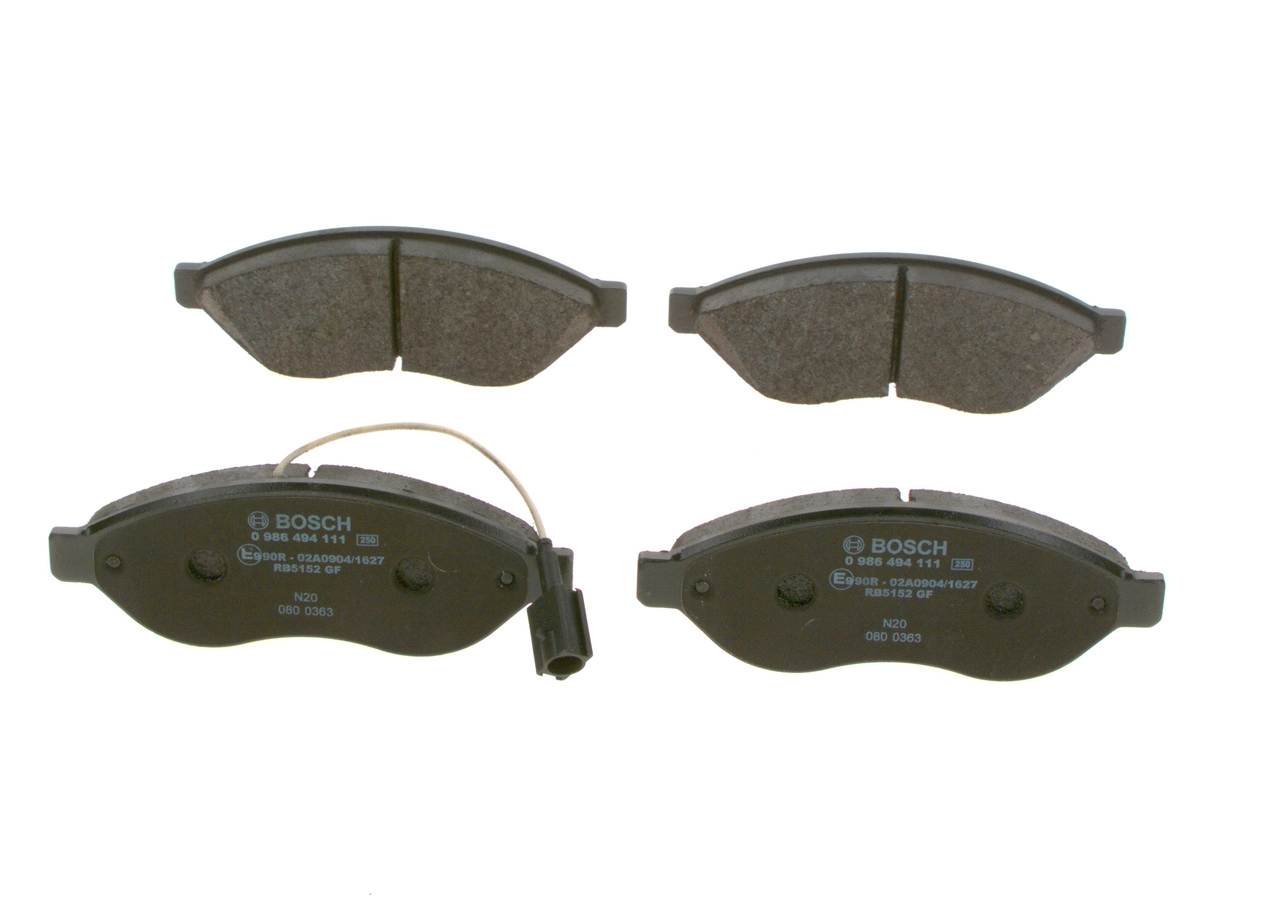Гальмівні колодки Bosch 0986494111 ціна, від 47.07 USD