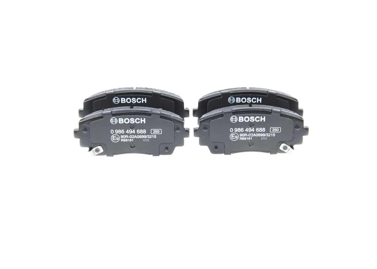 Купити 0986494688 Bosch Колодки гальмівні передні, дискові