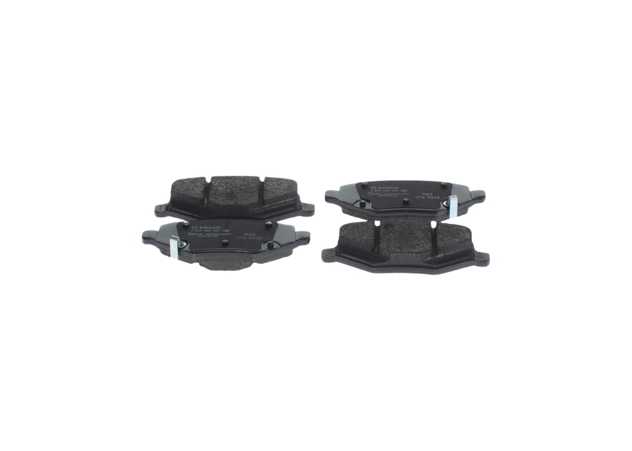 Задні гальмівні колодки Bosch 0986495397 ціна, від 31.56 USD