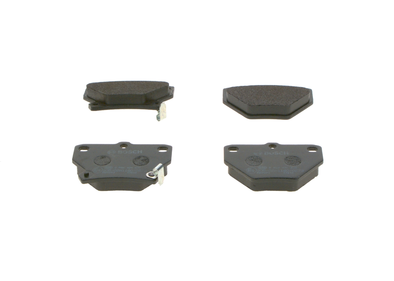 0986424630 Bosch Колодки гальмівні задні, дискові
