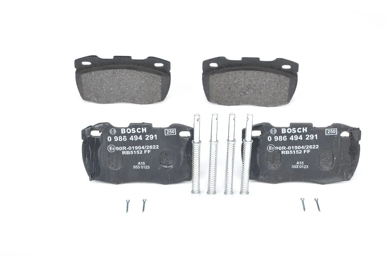 Гальмівні колодки Bosch 0986494291 ціна, від 28.59 USD