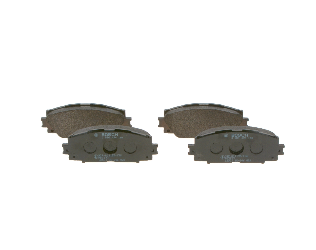 Гальмівні колодки Bosch 0986494198 ціна, від 20.51 USD