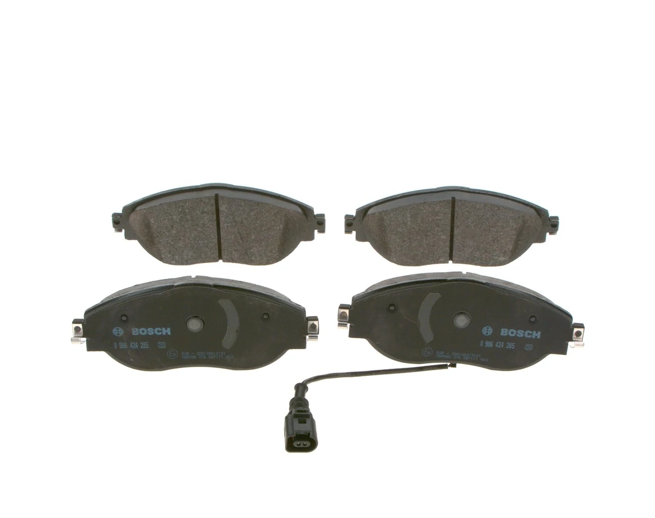 Купити 0986424285 Bosch Колодки гальмівні передні, дискові