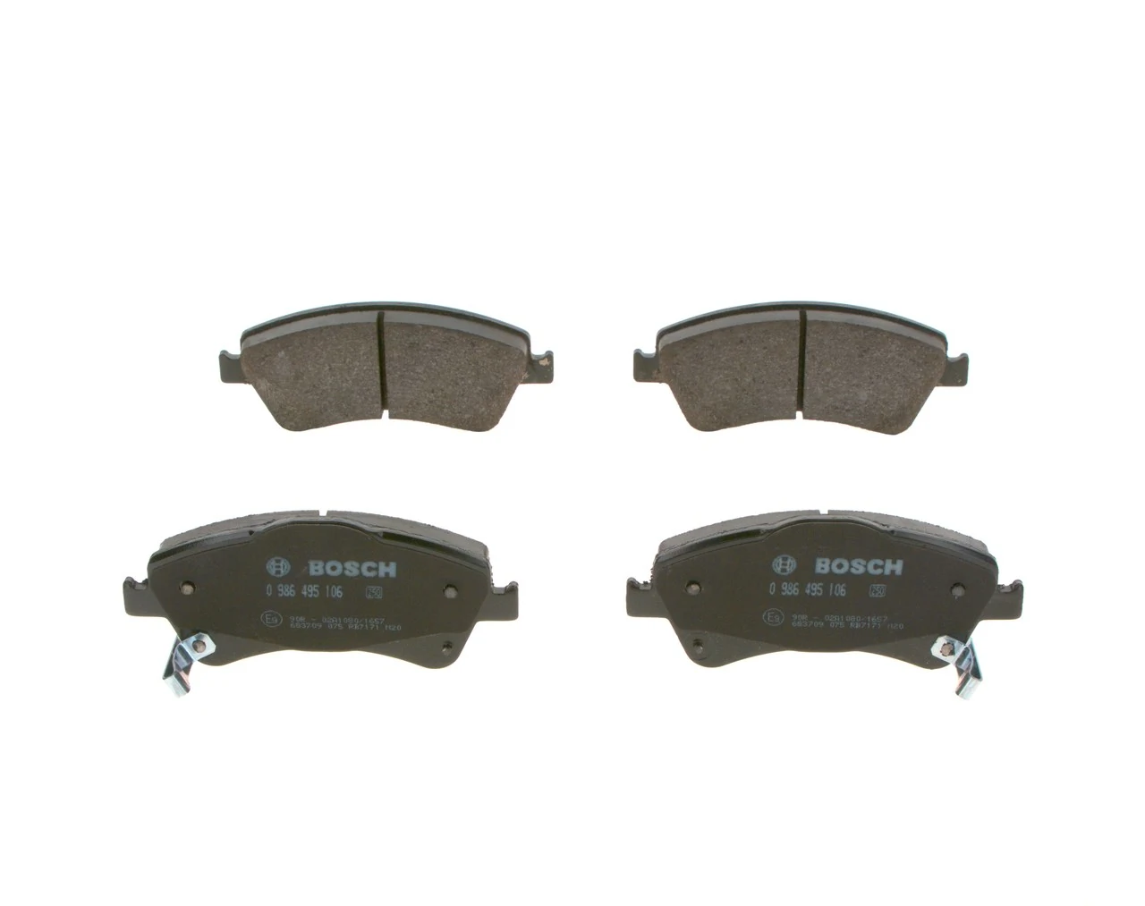 Гальмівні колодки Bosch 0986495106 ціна, від 31.88 USD