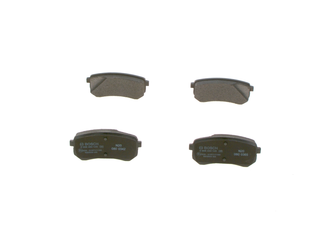 Задні гальмівні колодки Bosch 0986494145 ціна, від 16.74 USD