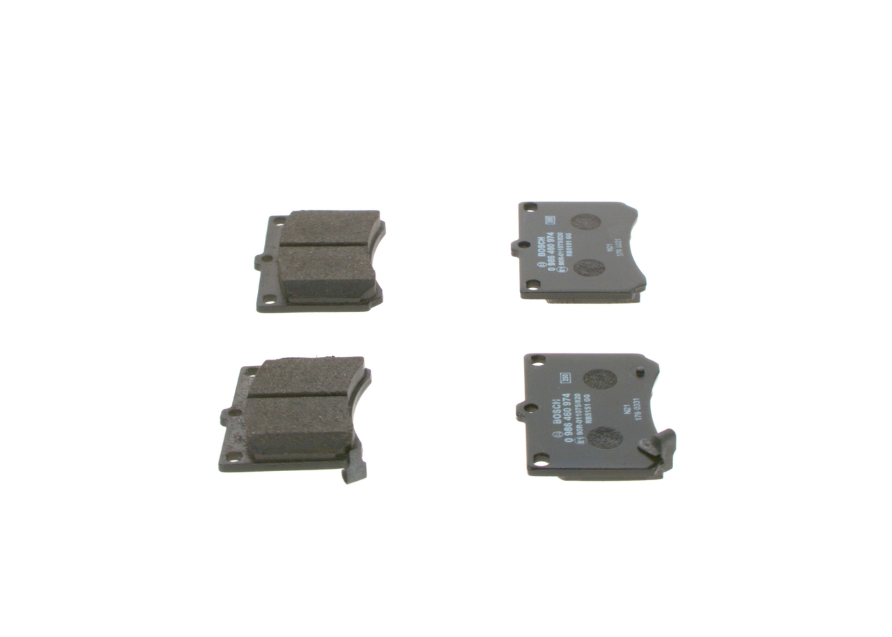 0986460974 Bosch Передні гальмівні колодки