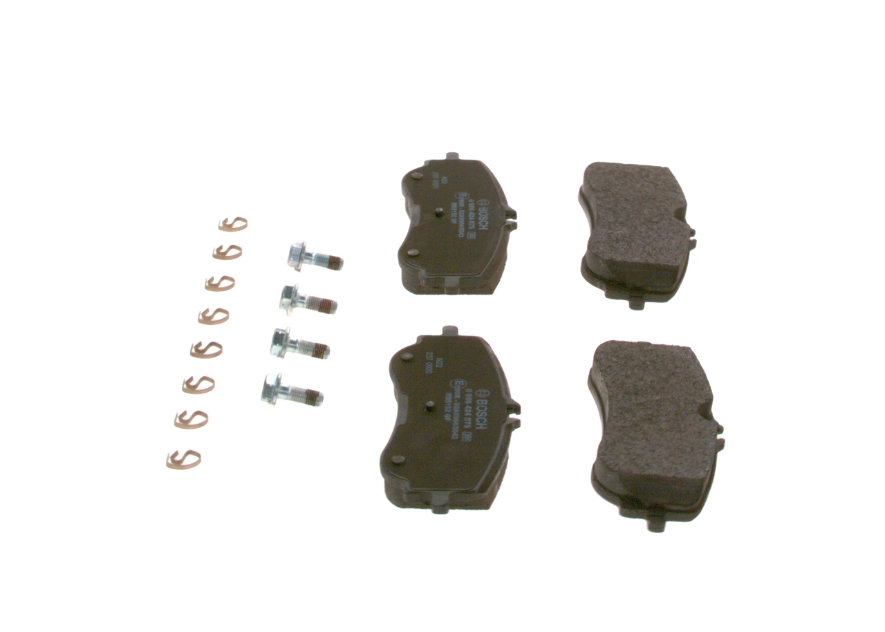 0986424875 Bosch Колодки гальмівні задні, дискові
