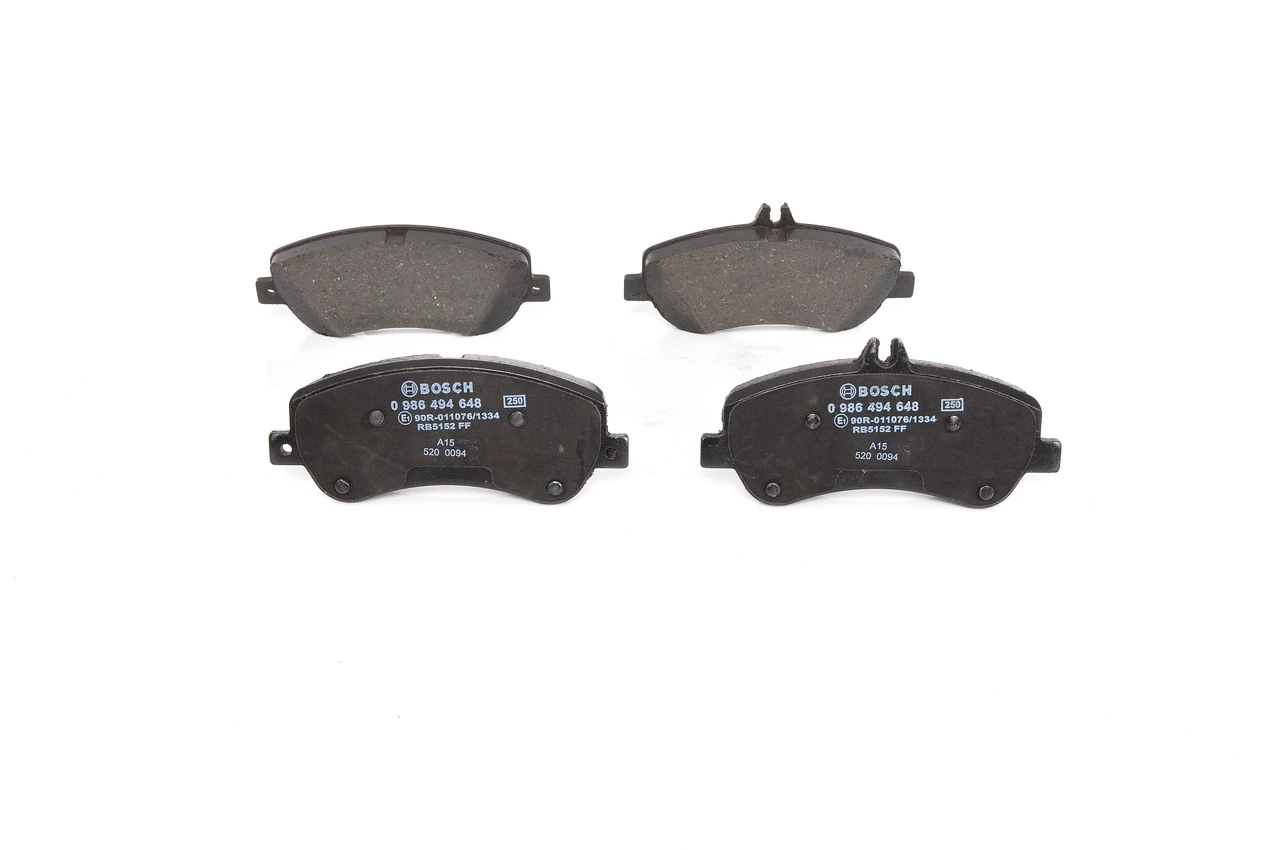 Передні тормозні колодки 0986494648 Bosch