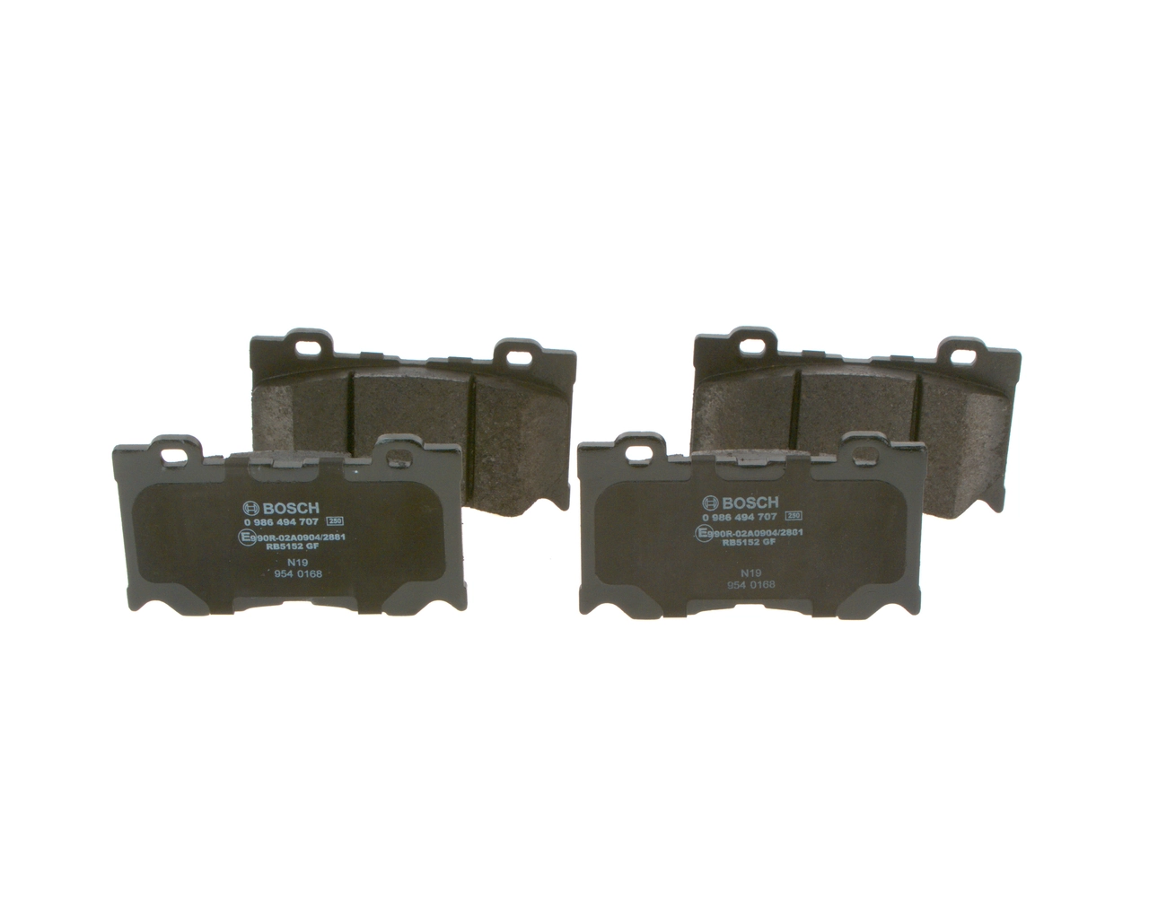 0986494707 Bosch Передні гальмівні колодки