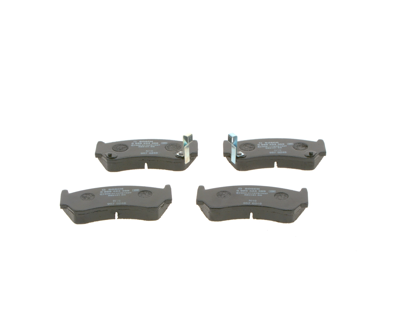 Тормозні колодки Bosch 0986424369
