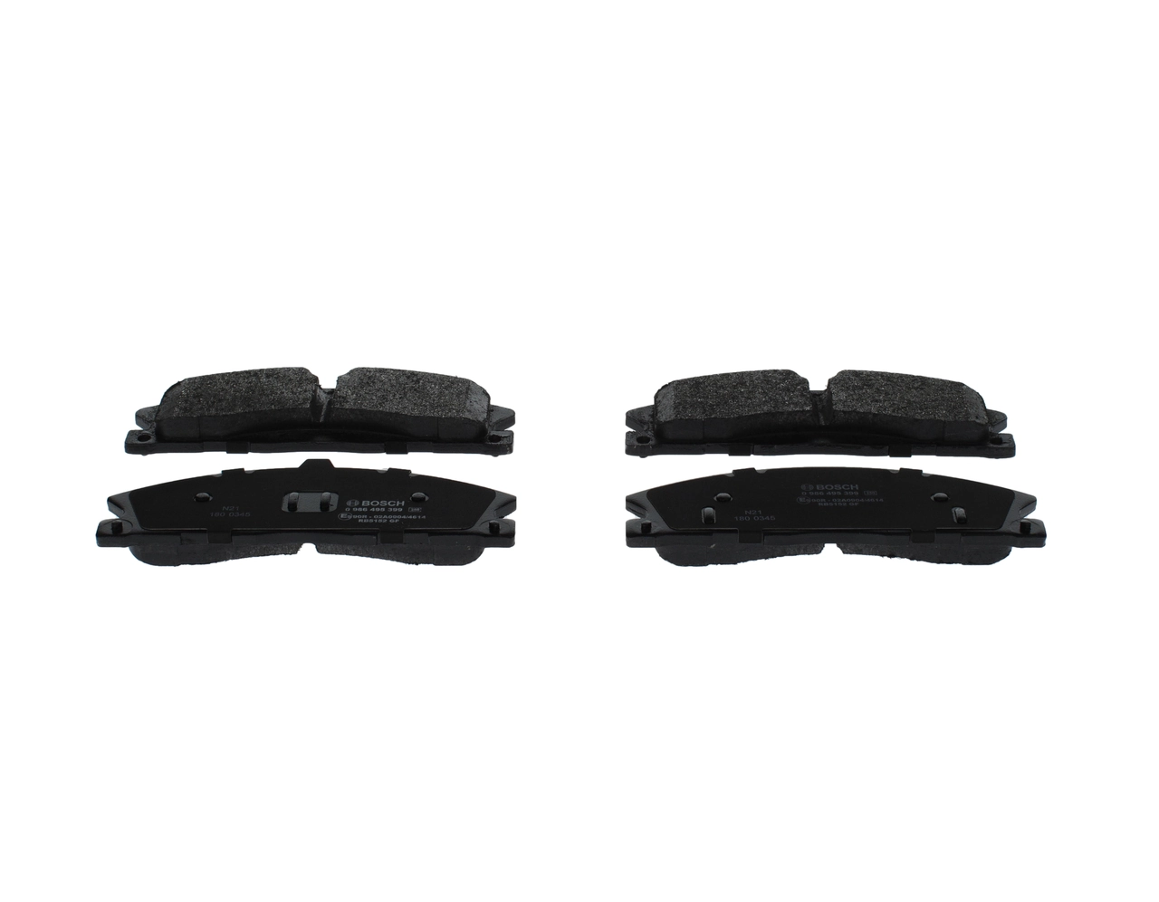 Гальмівні колодки Bosch 0986495399 ціна, від 55.41 USD