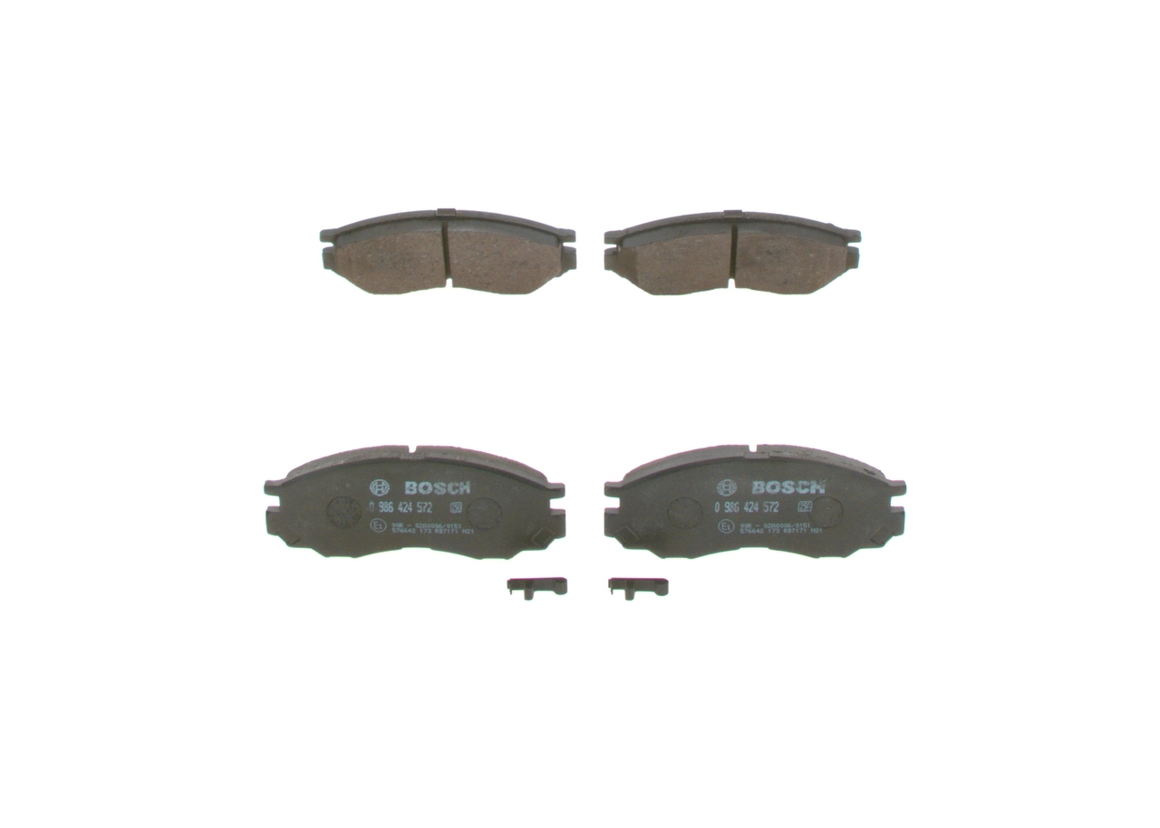 Гальмівні колодки Bosch 0986424572 ціна, від 21.63 USD