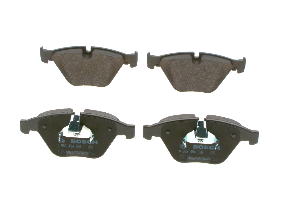 0986494036 Bosch Передні гальмівні колодки