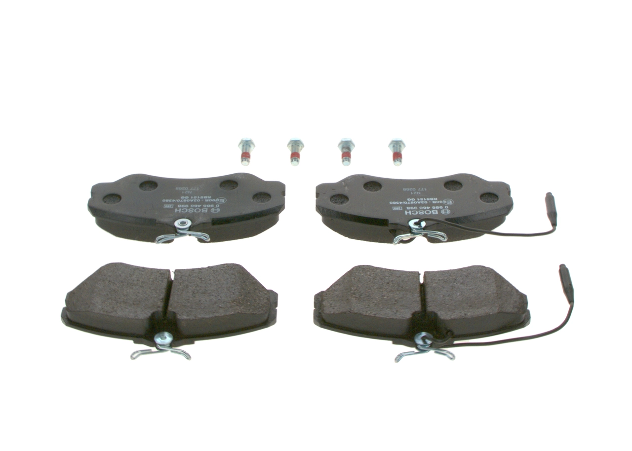 Гальмівні колодки Bosch 0986460998 ціна, від 18.41 USD