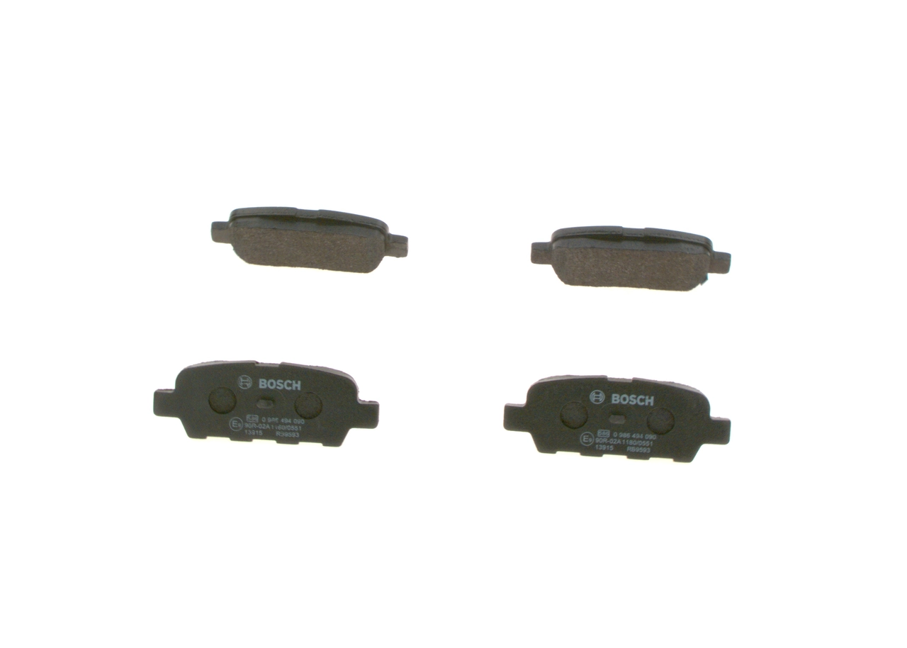 Задні гальмівні колодки Bosch 0986494090 ціна, від 23.22 USD