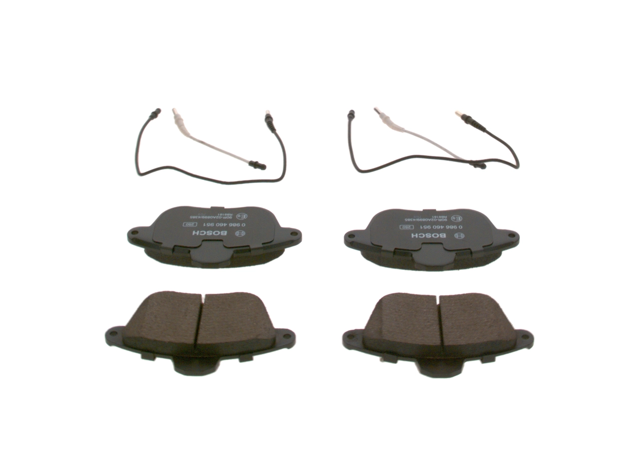 Гальмівні колодки Bosch 0986460951 ціна, від 18.18 USD