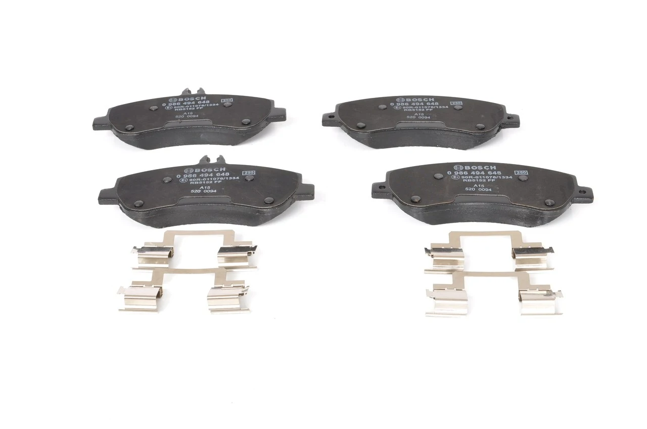 Гальмівні колодки Bosch 0986494648 ціна, від 52.65 USD