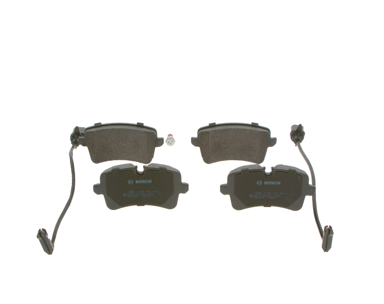 Купити 0986494446 Bosch Задні колодки