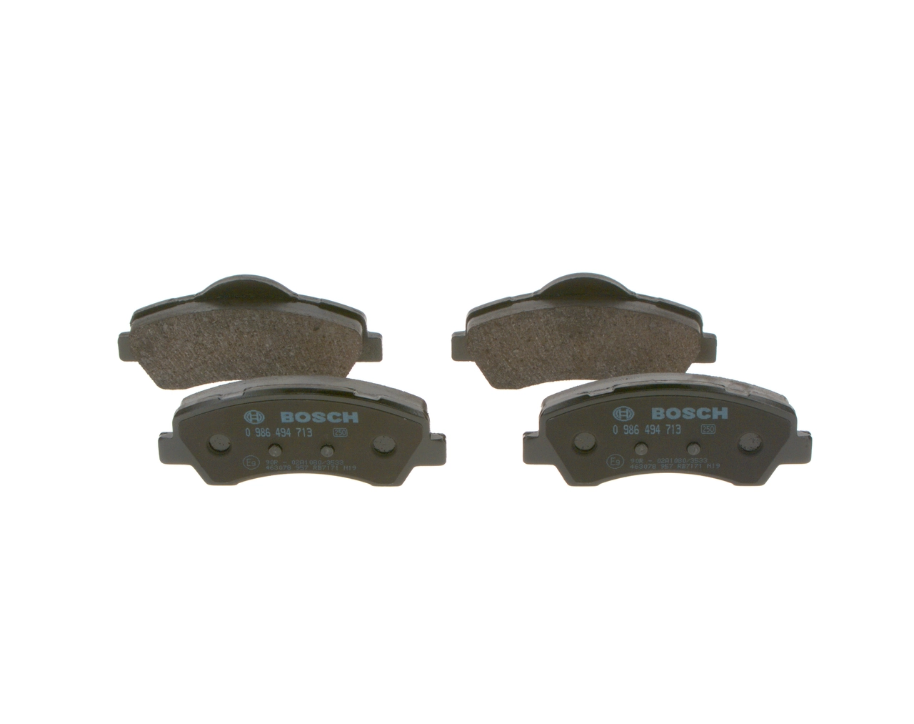 0986494713 Bosch Передні гальмівні колодки