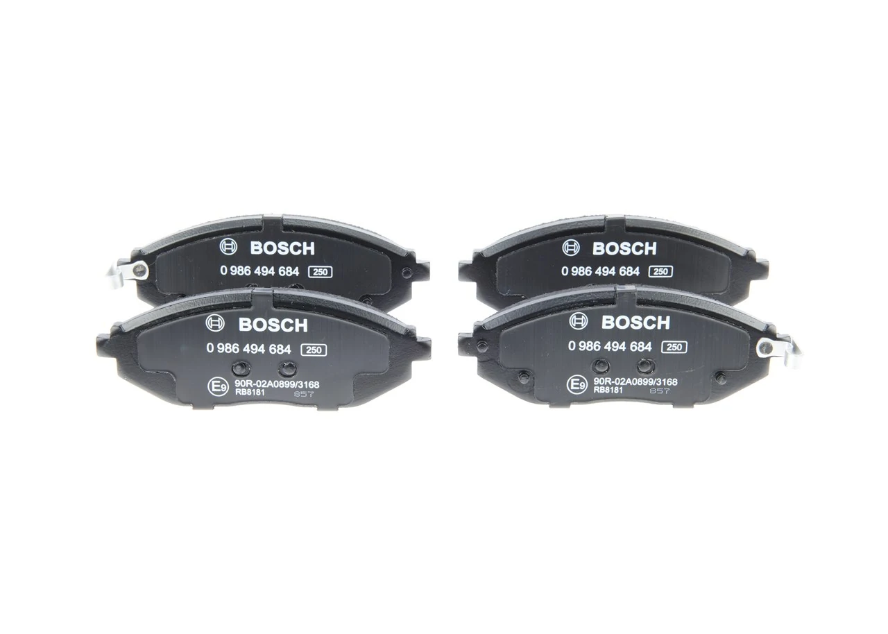 Передні тормозні колодки 0986494684 Bosch