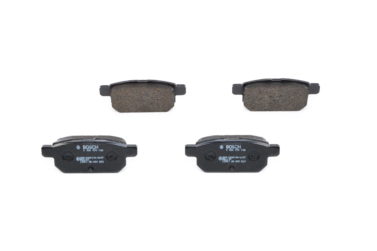Задні гальмівні колодки 0986494748 Bosch