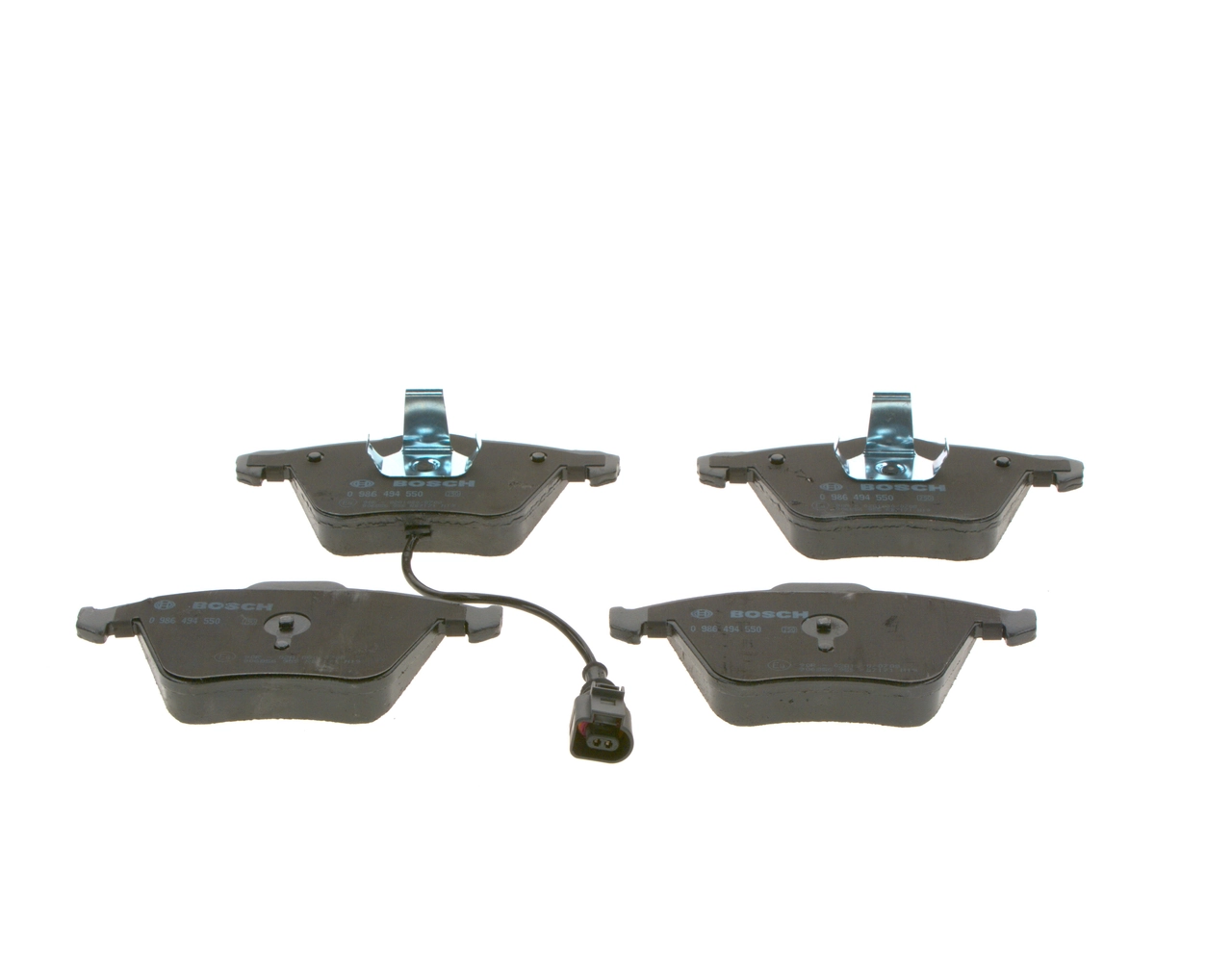 Передні тормозні колодки 0986494550 Bosch