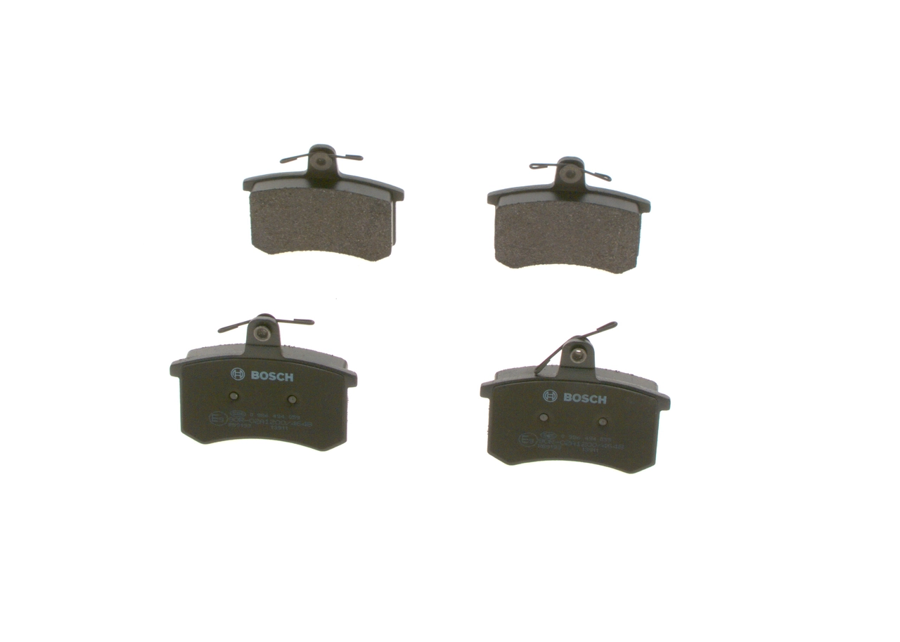0986494059 Bosch Колодки гальмівні задні, дискові