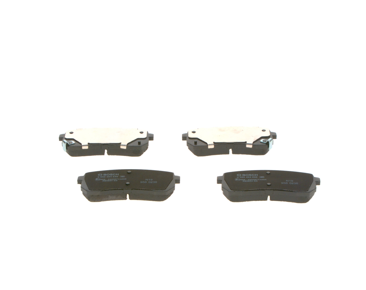 Задні дискові колодки Bosch 0986494828