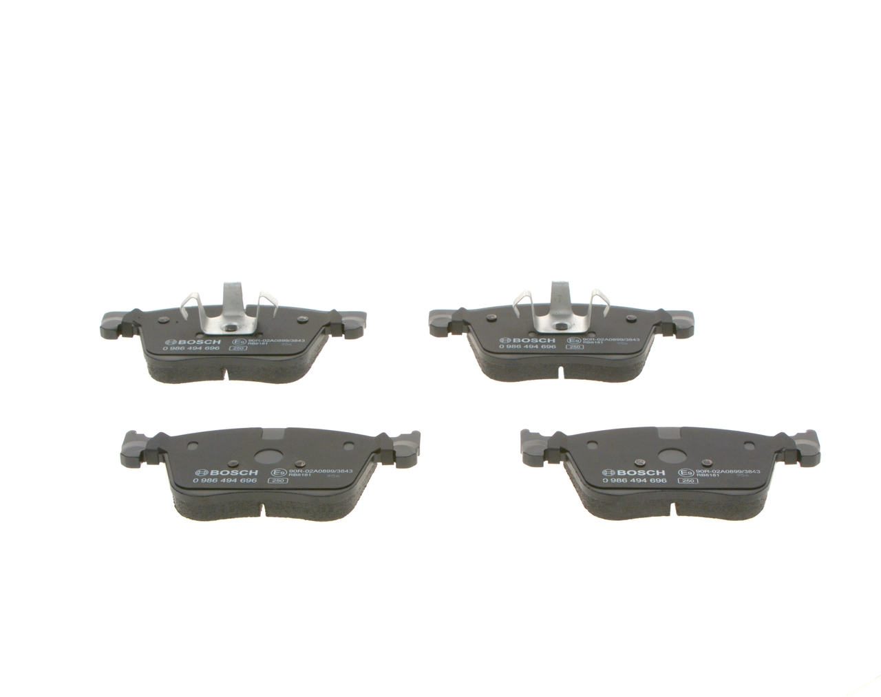 Гальмівні колодки Bosch 0986494696 ціна, від 36.08 USD