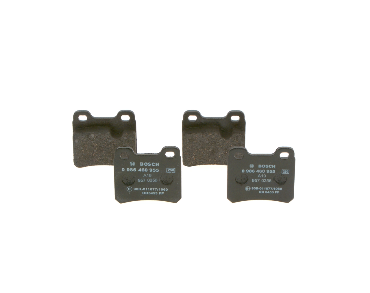 Задні гальмівні колодки Bosch 0986460955 ціна, від 15.38 USD