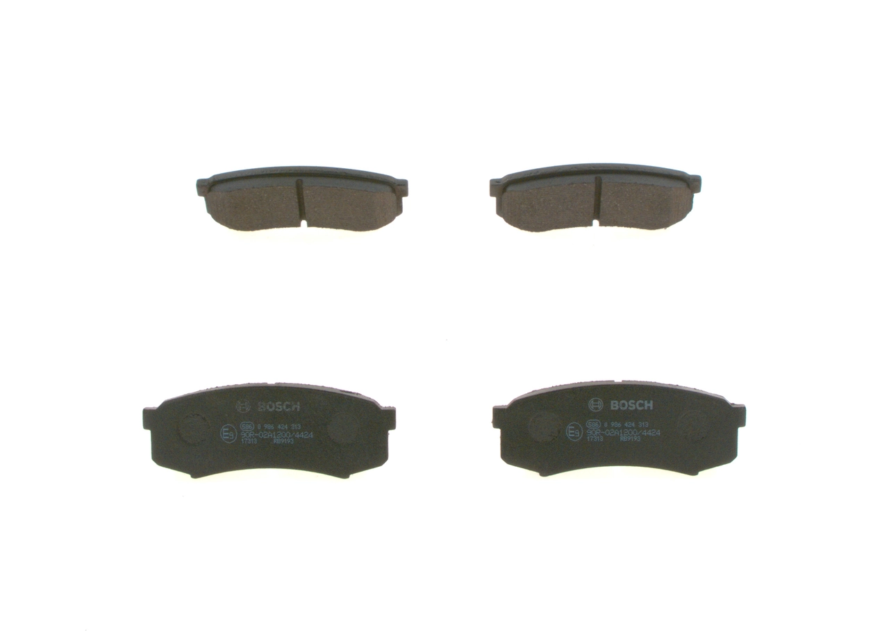 0986424313 Bosch Колодки гальмівні задні, дискові