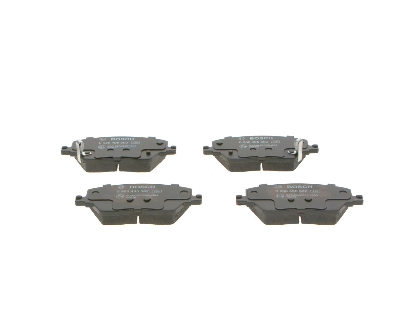 Гальмівні колодки Bosch 0986495392 ціна, від 30.36 USD