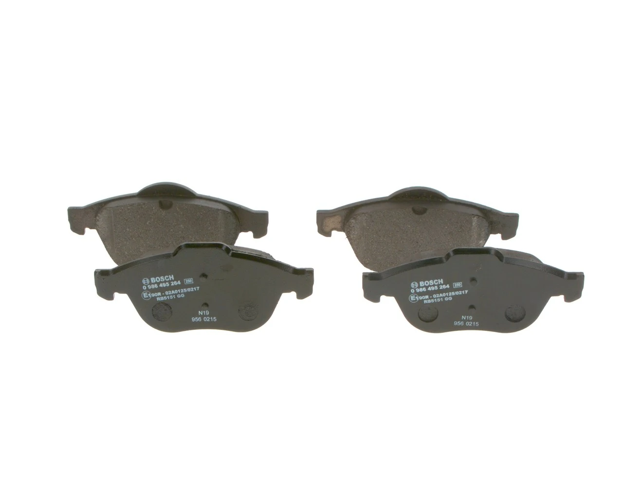 Передні тормозні колодки 0986495264 Bosch