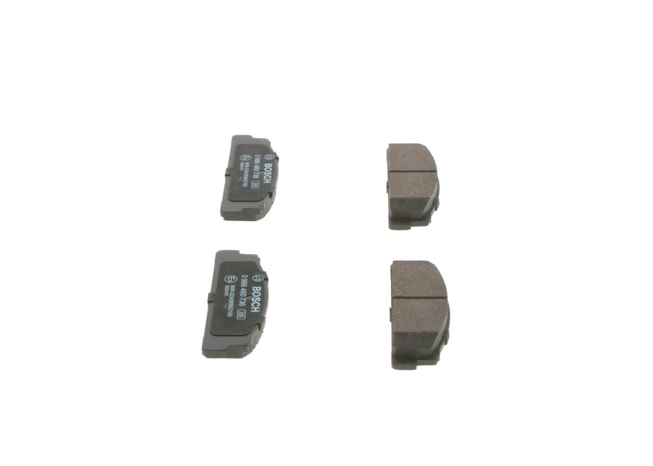 Гальмівні колодки Bosch 0986460736 ціна, від 10.67 USD