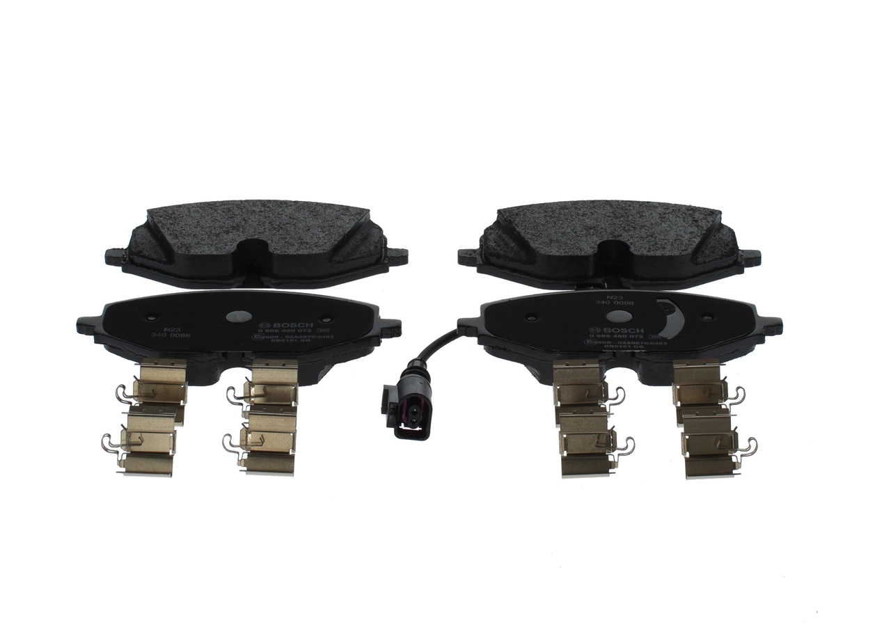 Гальмівні колодки Bosch 0986460072 ціна, від 57.15 USD