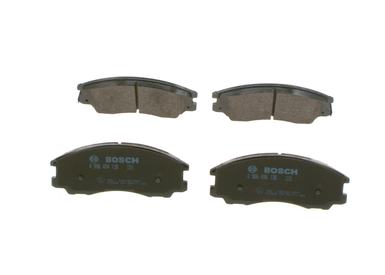 Гальмівні колодки Bosch 0986494138 ціна, від 33.58 USD