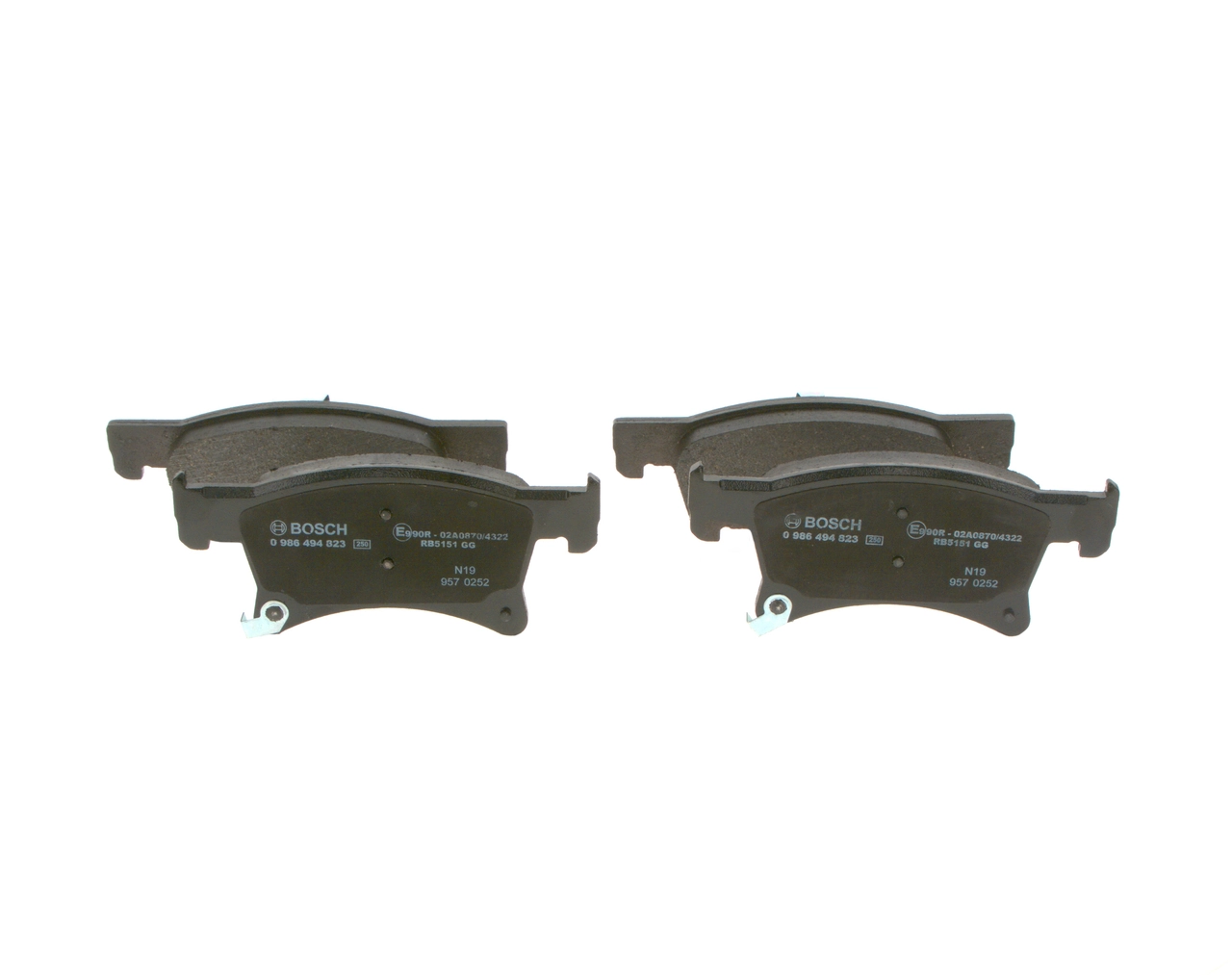 Гальмівні колодки Bosch 0986494823 ціна, від 36.66 USD